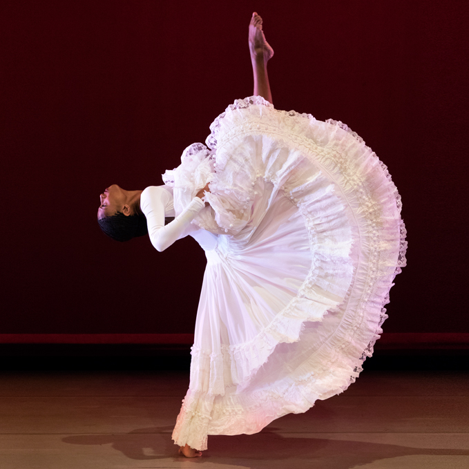 Jacqueline Green in Alvin Ailey's Cry. Photo by Paul Kolnik.