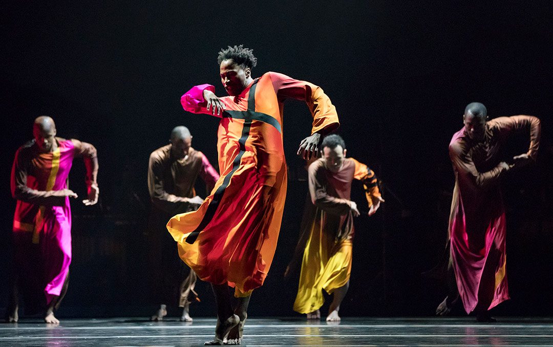 Alvin Ailey American Dance Theater in Robert Battle's Mass. Photo by Paul Kolnik