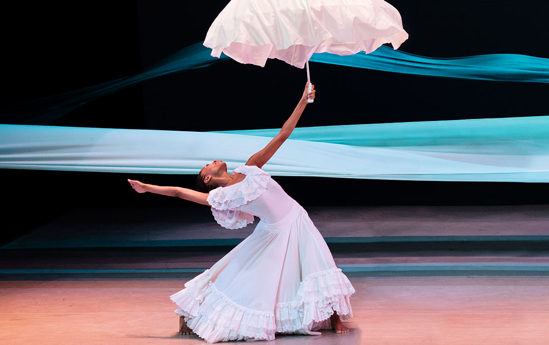 Jacqueline Green in Alvin Ailey's Revelations. Photo by Paul Kolnik