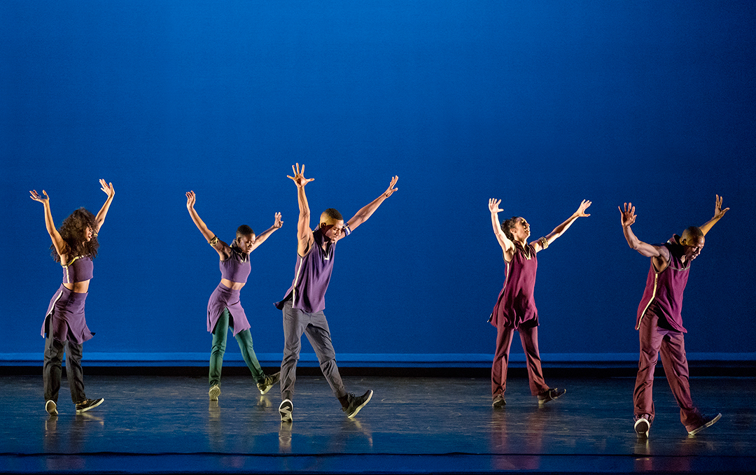 Alvin Ailey American Dance Theater in Rennie Harris' Lazarus. Photo by Paul Kolnik