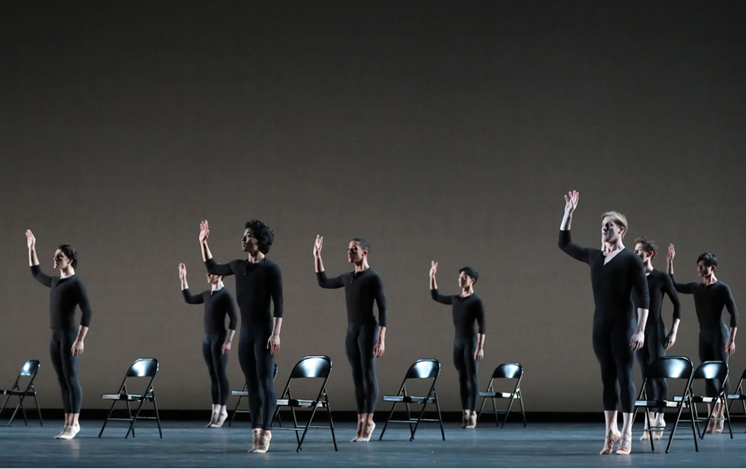 Artists of Houston Ballet in Aszure Barton’s Come In, photo by Amitava Sarkar