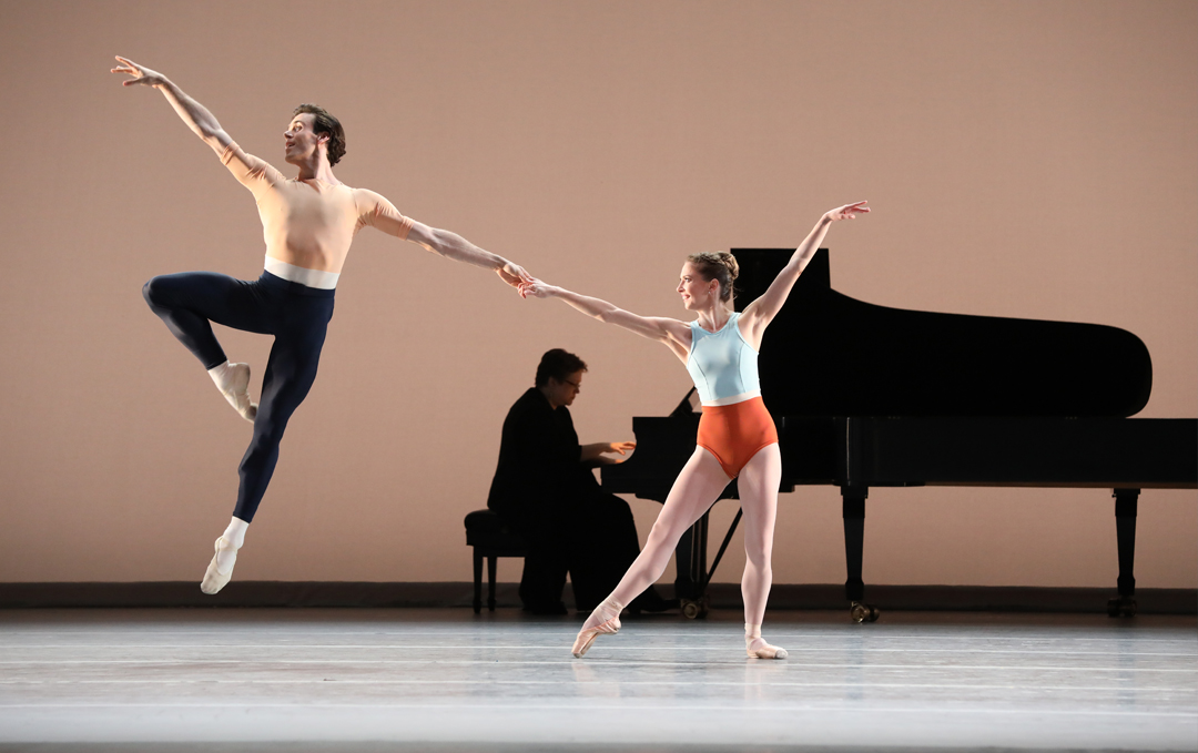 Artists of Houston Ballet in Justin Peck’s Reflections, photo by Amitava Sarkar