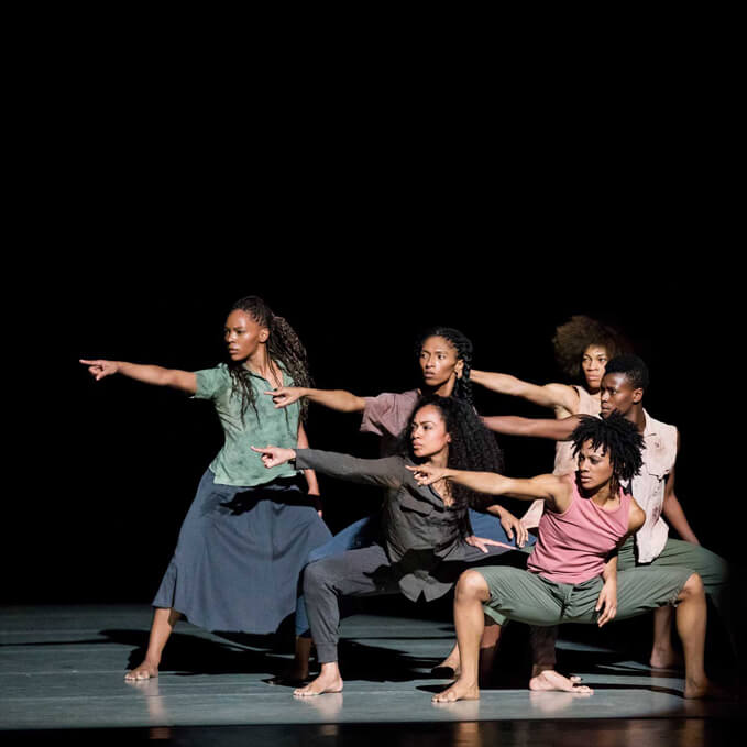 Alvin Ailey American Dance Theater in Jawole Willa Jo Zollar's Shelter. Photo by Paul Kolnik