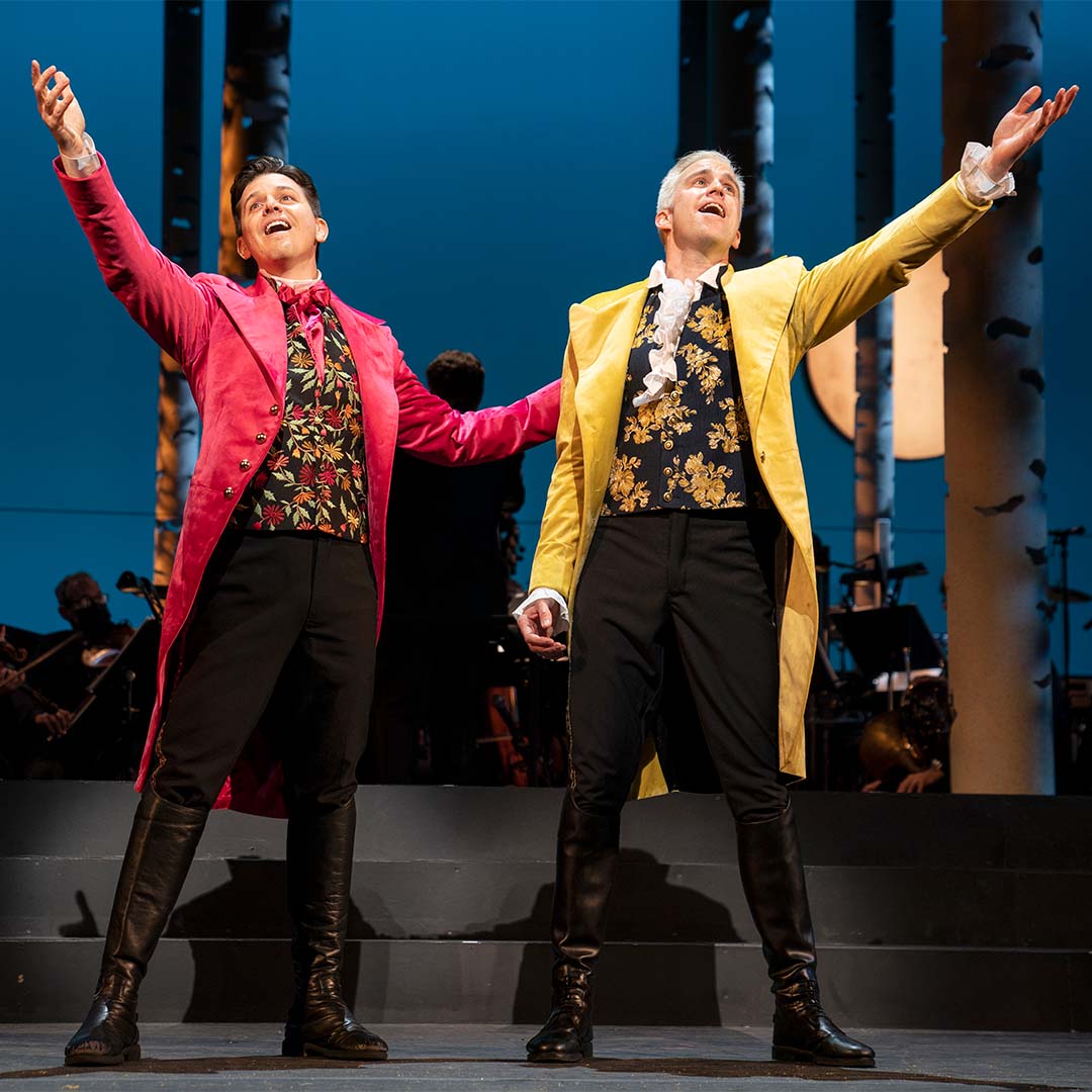 Gavin Creel and Jason Forbach sing “Agony”