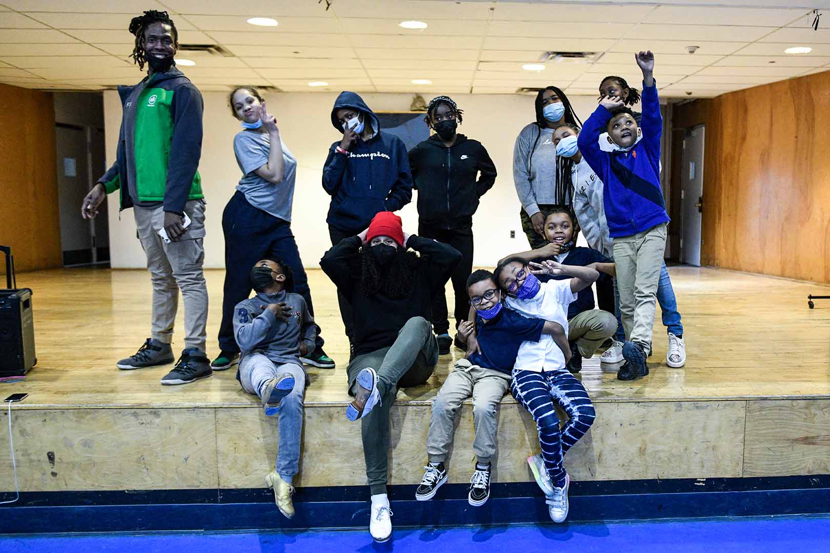 Tap Dance Kidz at Hunts Point Recreation Center in the Bronx