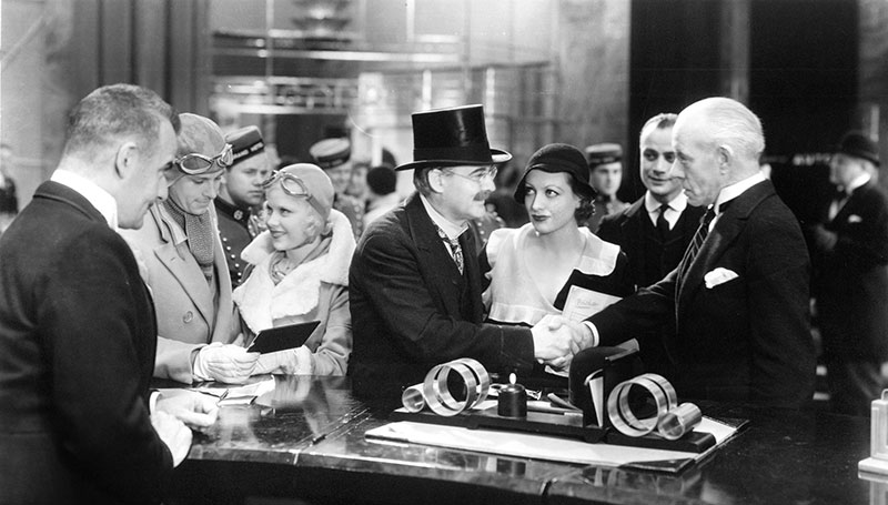 Image result for grand hotel 1932 lionel barrymore and joan crawford